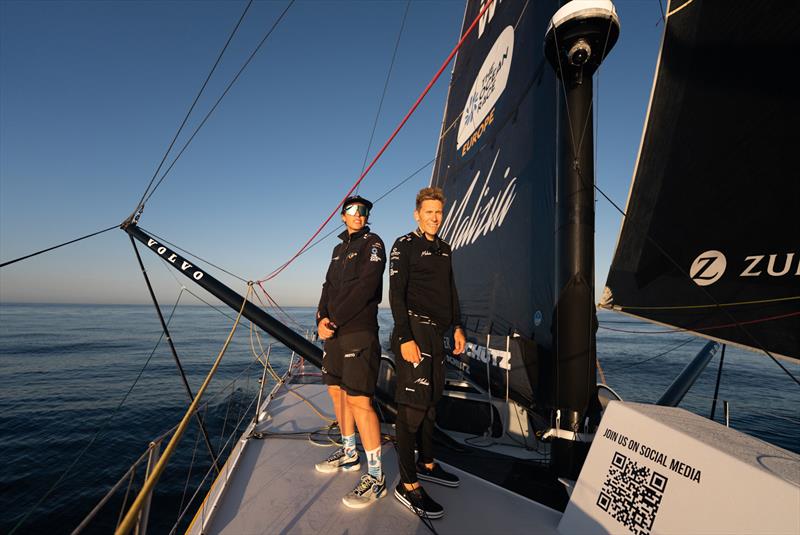 On board Malizia during The Ocean Race Europe Leg 2  - photo © Malizia / The Ocean Race