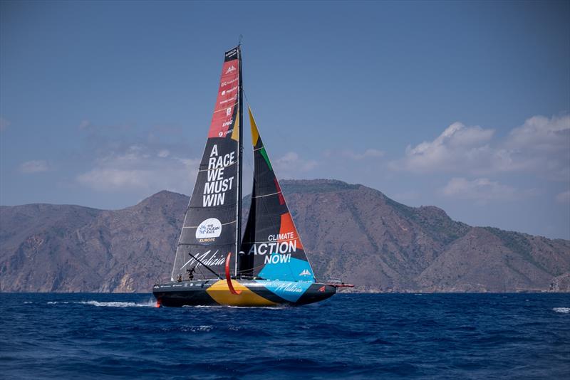 Malizia - Seaexplorer off the coast of Cartagena in Leg 2 of The Ocean Race Europe 2025 - photo © Marie Lefloch / Team Malizia