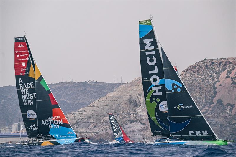 Team Malizia at the start of Leg 3 of The Ocean Race Europe 2025 - photo © Vincent Curutchet / The Ocean Race Europe 2025