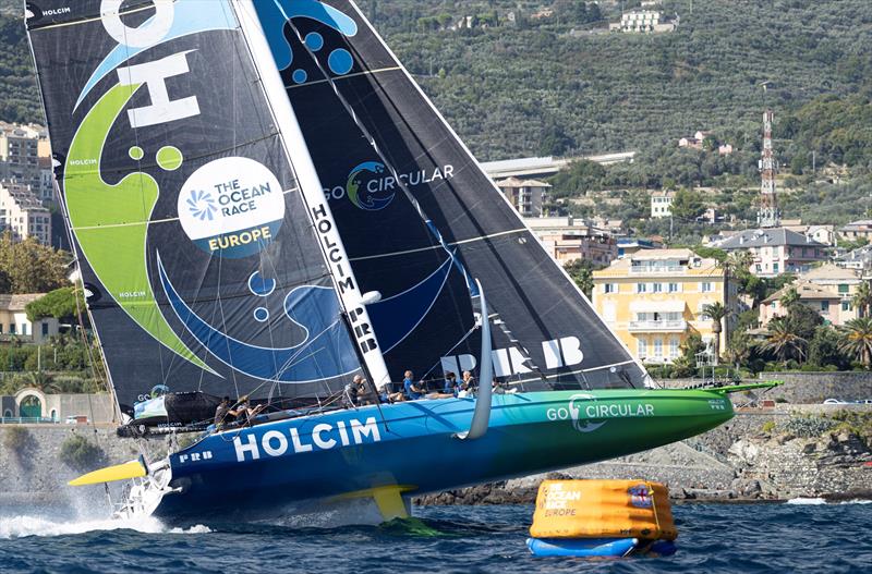 Team Holcim - PRB, skippered by Rosalin Kuiper racing with VIP guests during The Ocean Race Europe in Genova, Italy on September 05 - photo © Lloyd Images / The Ocean Race Europe 2025