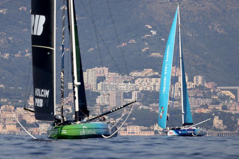 Team Holcim - PRB, skippered by Rosalin Kuiper, during Leg 5 of The Ocean Race Europe in Genova, Italy on September 07 - photo © Lloyd Images / The Ocean Race Europe 2025 