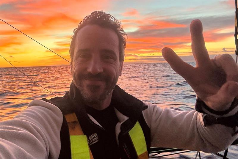 Louis Burton in the Transat Café L'OR - photo © Bureau Vallée