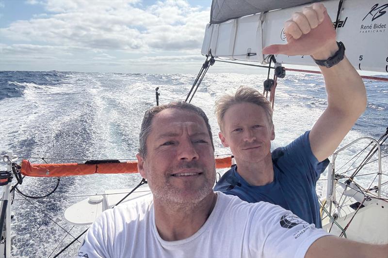 Romain Attanasio and Maxime Sorel during the Transat Café L'OR - photo © Fortinet Best Western