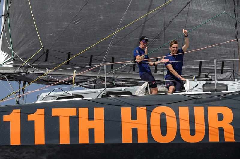 11th Hour Racing, skippers Francesca Clapcich and Will Harris take second place in their category of the Transat Cafe Lor photo copyright Jean-Marie Liot / Alea taken at  and featuring the IMOCA class