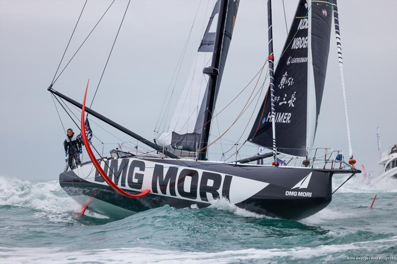 Kojiro Shiraishi's DMG Mori photo copyright Anne Beaugé  taken at  and featuring the IMOCA class