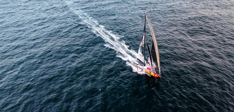 Francesca Clapcich onboard 11th Hour Racing in 1000 Race - photo © Meredith Rodgers / 11th Hour Racing