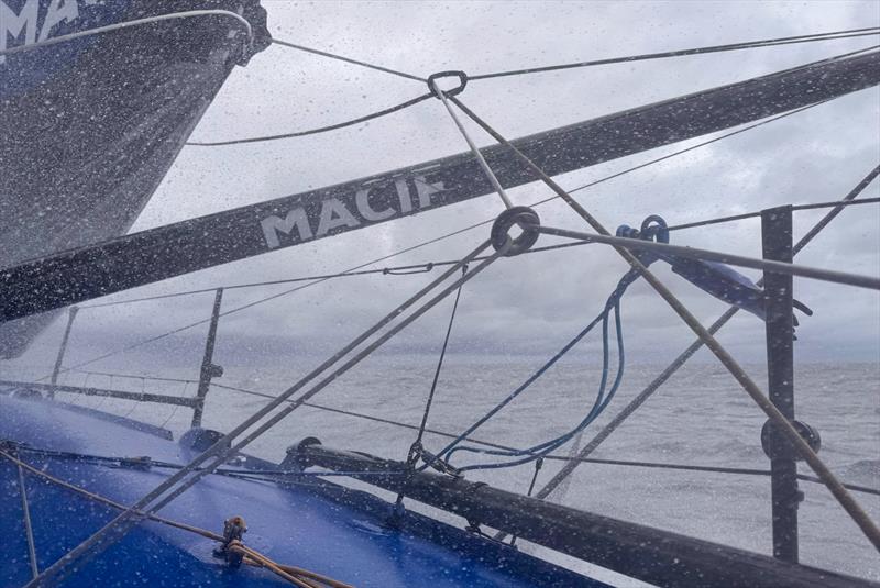 Sam Goodchild's view in the Vendée Arctique - photo © Sam Goodchild