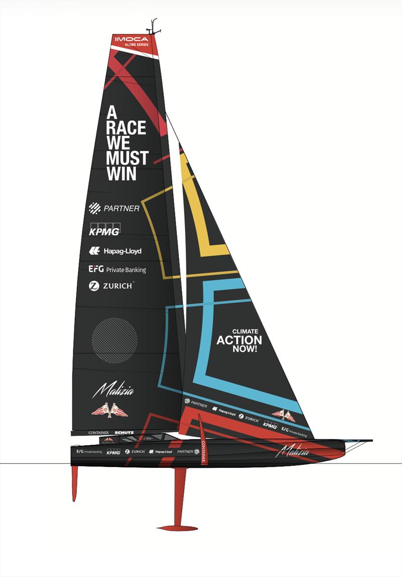 Malizia 4 photo copyright JB Epron / Team Malizia taken at  and featuring the IMOCA class
