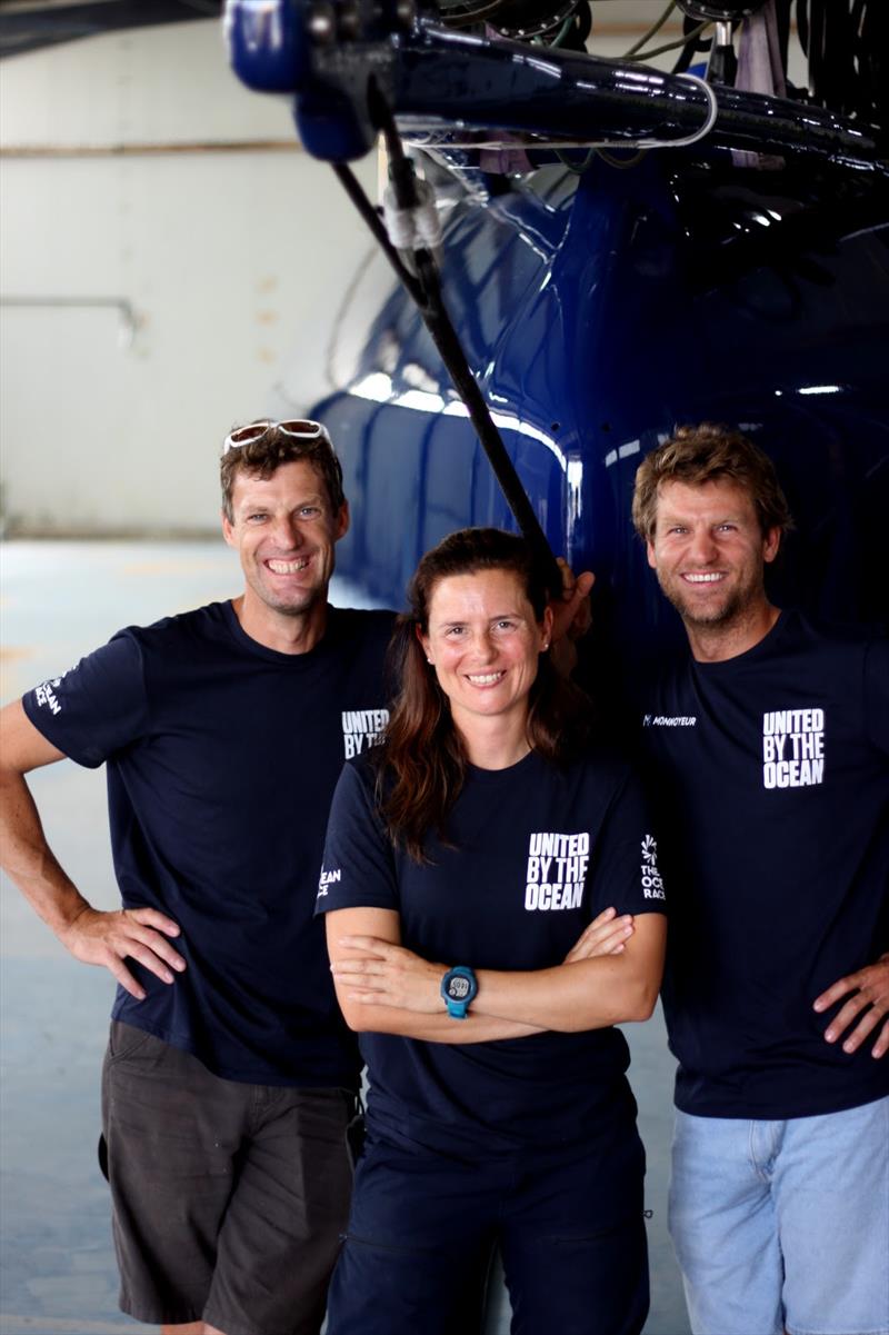 Paul Meilhat and Mariana Lobato launch boat for new ‘United by the Ocean' campaign photo copyright United by The Ocean Team taken at  and featuring the IMOCA class