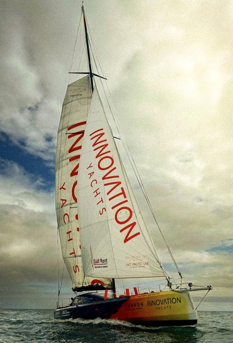 The Open60AAL at sea after departure - photo © Innovation Yachts