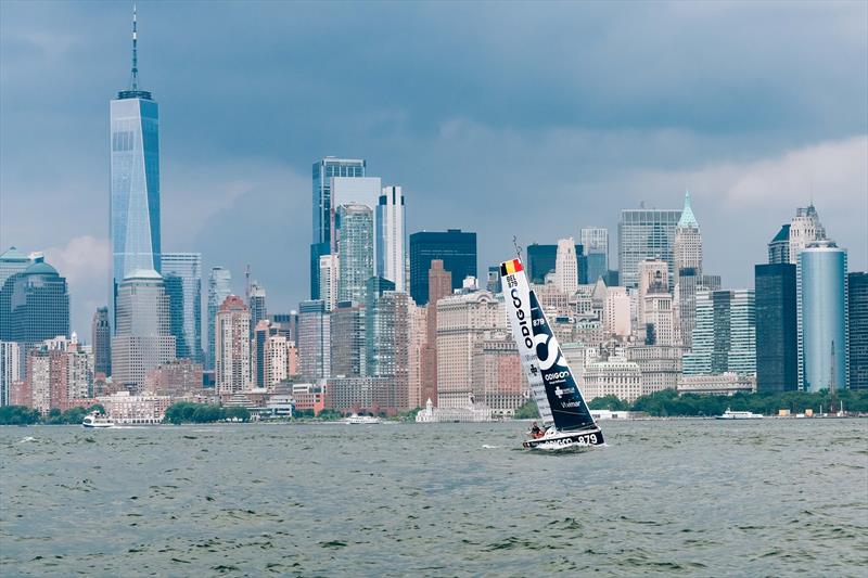 Quentin Debois on standby in New York - photo © Bjoern Kils