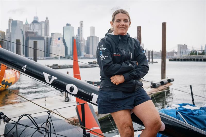 At 10:00 UTC / 12:00 CEST (04:00 local time in New York) the six competing IMOCA teams will cross the start line and the 3,200 nautical mile race to Lorient, France begins - photo © Oliver Heer Ocean Racing