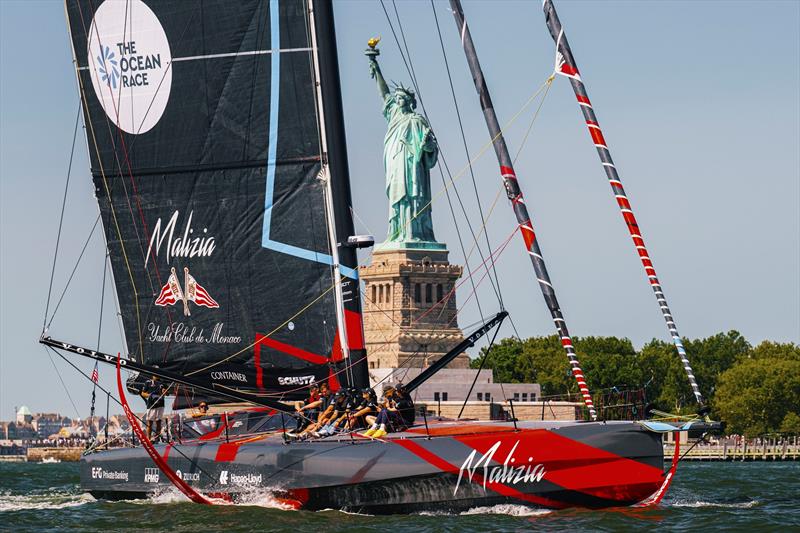 The Ocean Race Atlantic New York start photo copyright Vincent Curutchet / The Ocean Race taken at  and featuring the IMOCA class