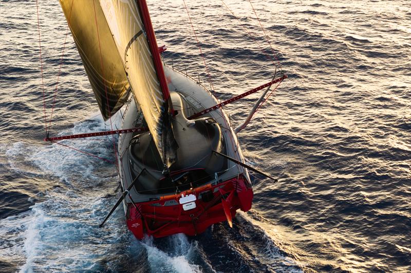 DMG Mori Global One photo copyright Benjamin Sellier taken at  and featuring the IMOCA class