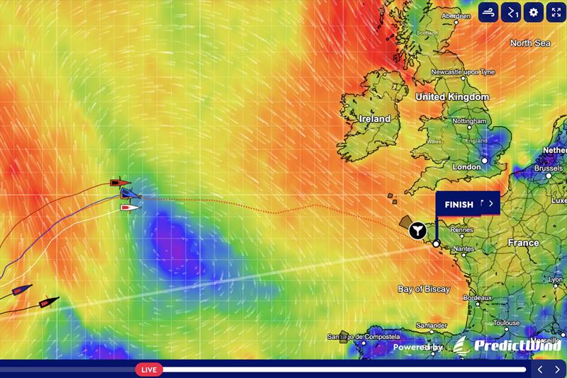 The Ocean Race Atlantic 2026 Day 7 photo copyright PredictWind / The Ocean Race taken at  and featuring the IMOCA class