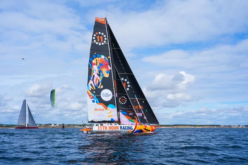 Team Francesca Clapcich Powered by 11th Hour Racing finishes 2nd in The Ocean Race Atlantic - photo © Maud Helfgott | polaRYSE | 11th Hour Racing