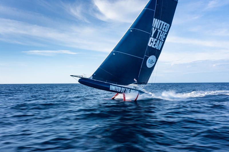 United by the Ocean - The Ocean Race Atlantic photo copyright Marin Le Roux / United by the Ocean / The Ocean Race taken at  and featuring the IMOCA class