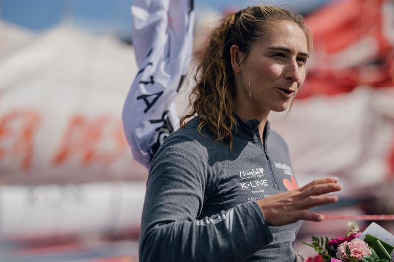 Violette Dorange (Initiatives Coeur) finishes 5th in the 48 Heures Azimut photo copyright Jean-Louis Carli / Défi Azimut taken at  and featuring the IMOCA class