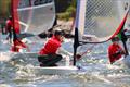 © Tauri Duer Bella Duer in tight action during the O'pen Skiff North American “Un-Regatta” at James Island Yacht Club, Charleston, SC © Tauri Duer