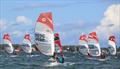 Tight Racing in the Open Skiffs - 2023 Zhik Combined High Schools Sailing Championships © Red Hot Shotz - Chris Munro