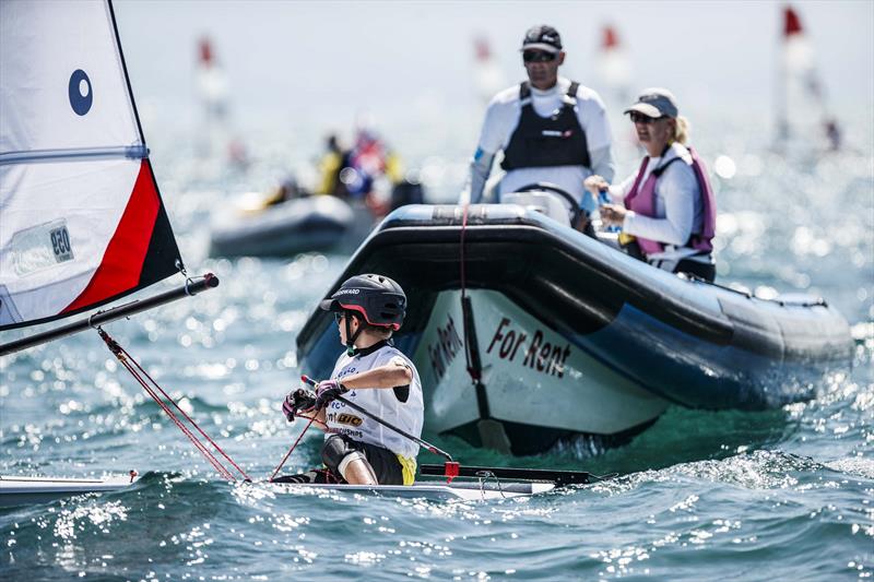 O'pen Bic Worlds at Lake Garda day 2 photo copyright Jacopo Salvi taken at Circolo Vela Arco and featuring the  class