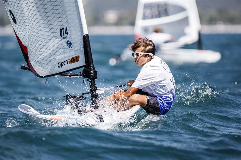 O'pen Bic Worlds at Lake Garda day 2 photo copyright Jacopo Salvi taken at Circolo Vela Arco and featuring the  class