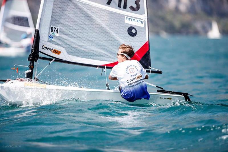 O'pen Bic Worlds at Lake Garda day 4 photo copyright Jacopo Salvi taken at Circolo Vela Arco and featuring the  class