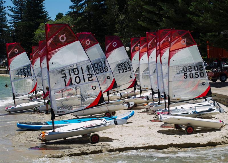 Inaugural O'pen Skiff Manly Cup photo copyright Marg Fraser-Martin taken at Manly Yacht Club and featuring the O'pen Skiff class