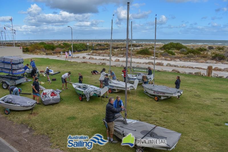 Racing was cancelled on the second day of the SA Youth States photo copyright Harry Fisher taken at Largs Bay Sailing Club and featuring the  class