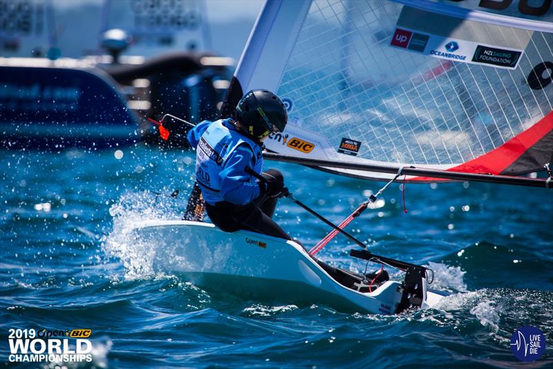 O'Pen Bic World Championships. Manly Sailing Club, New Zealand. Sunday 30 December. - photo © Suellen Davies