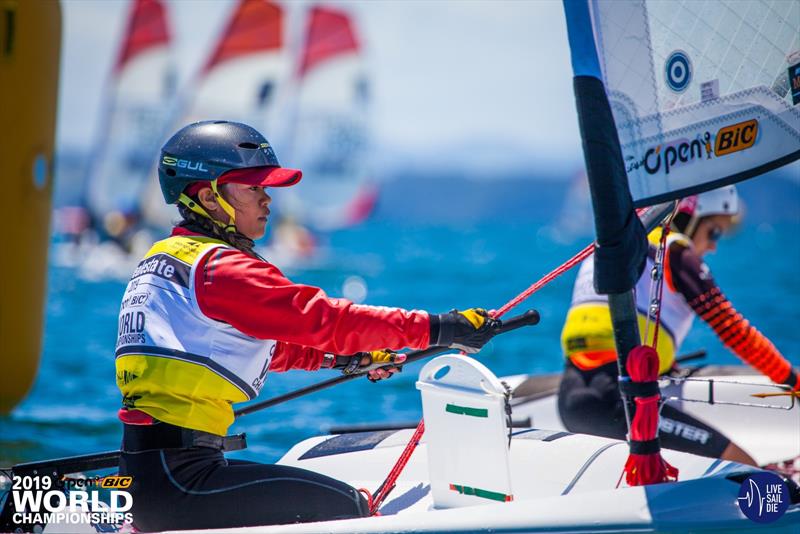 O'Pen Bic World Championships. Manly Sailing Club, New Zealand. Sunday 30 December. - photo © Suellen Davies