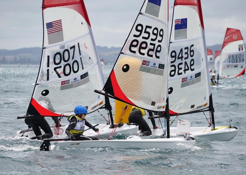 From the Slalom course - Day 4 - 2019 O'Pen BIC Worlds, Manly Sailing Club photo copyright Denis Garner taken at Manly Sailing Club and featuring the  class