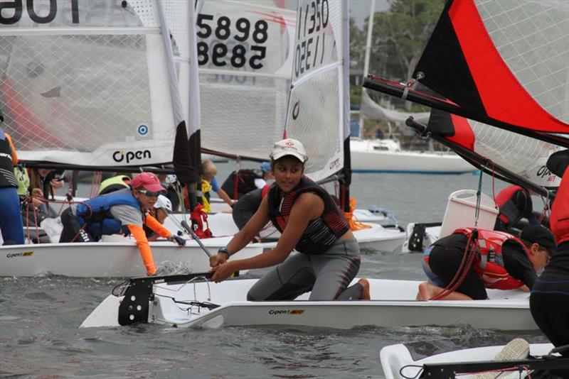 2-upAdventure Race - 2022 AUS O'pen Skiff Championships photo copyright Jim Lelaen taken at Mannering Park Amateur Sailing Club and featuring the O'pen Skiff class