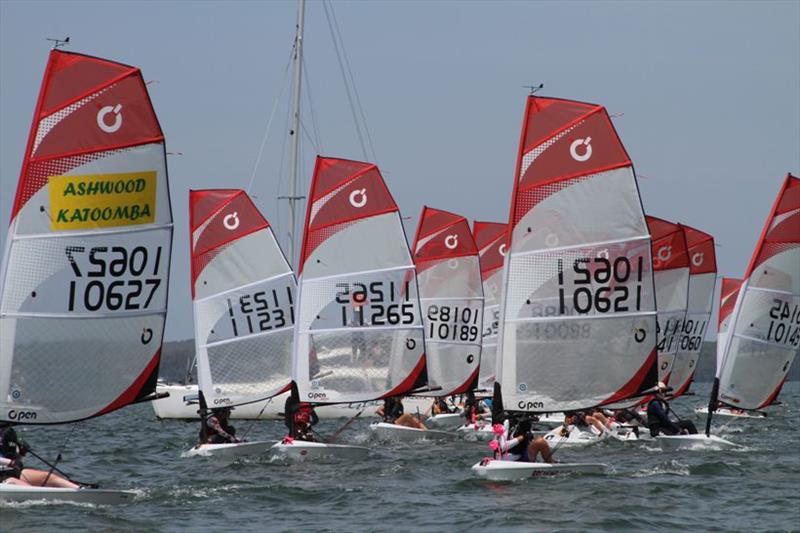 2022 AUS O'pen Skiff Championships photo copyright Jim Lelaen taken at Mannering Park Amateur Sailing Club and featuring the O'pen Skiff class