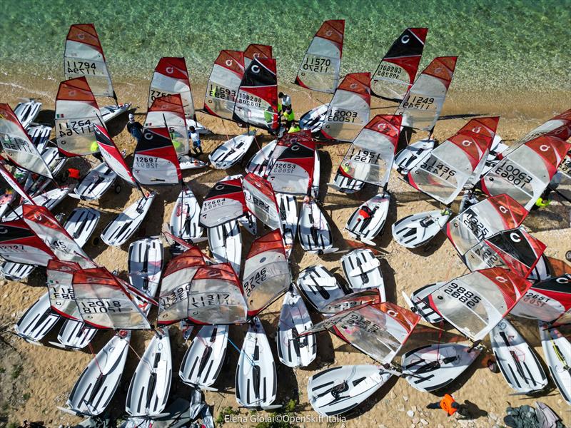 2023 Italian National Open Skiff Regatta in Taranto photo copyright Elena Giolai taken at  and featuring the O'pen Skiff class