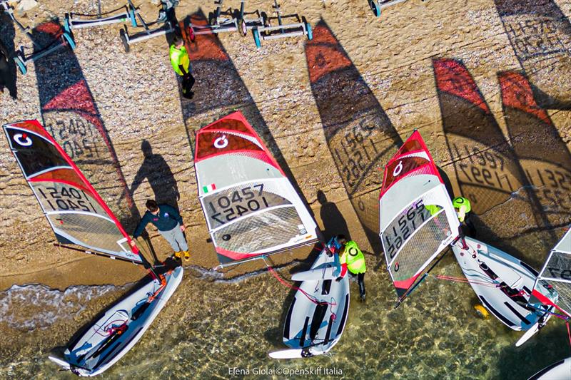 2023 Italian National Open Skiff Regatta in Taranto photo copyright Elena Giolai taken at  and featuring the O'pen Skiff class