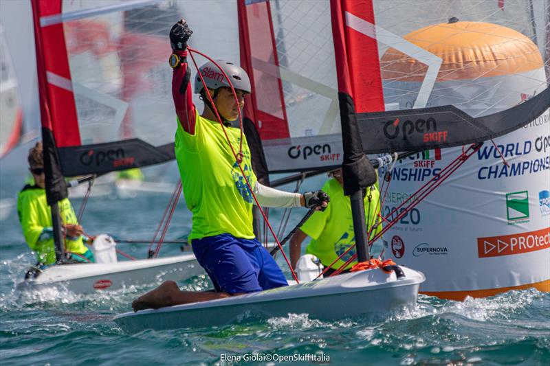 O'pen Skiff World Championship at Rimini photo copyright Elena Giolai / OpenSkiff Italia taken at Club Nautico Rimini and featuring the O'pen Skiff class