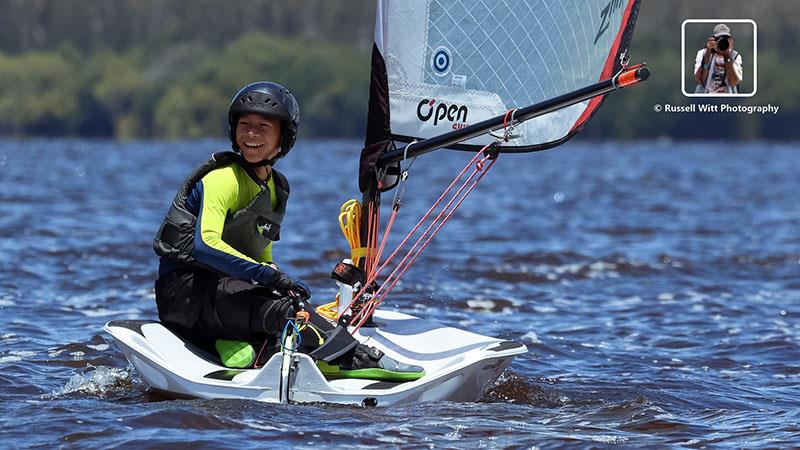 2024 AUS O'pen Skiff Championships photo copyright Russell Witt taken at Lake Cootharaba Sailing Club and featuring the O'pen Skiff class