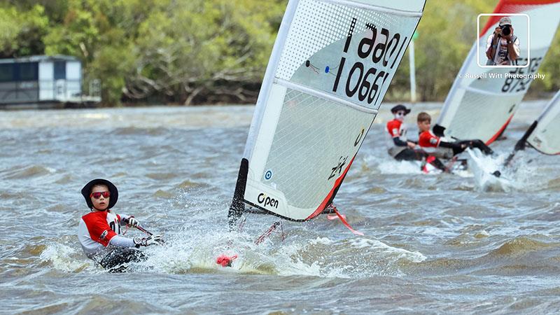 2024 AUS O'pen Skiff Championships photo copyright Russell Witt taken at Lake Cootharaba Sailing Club and featuring the O'pen Skiff class