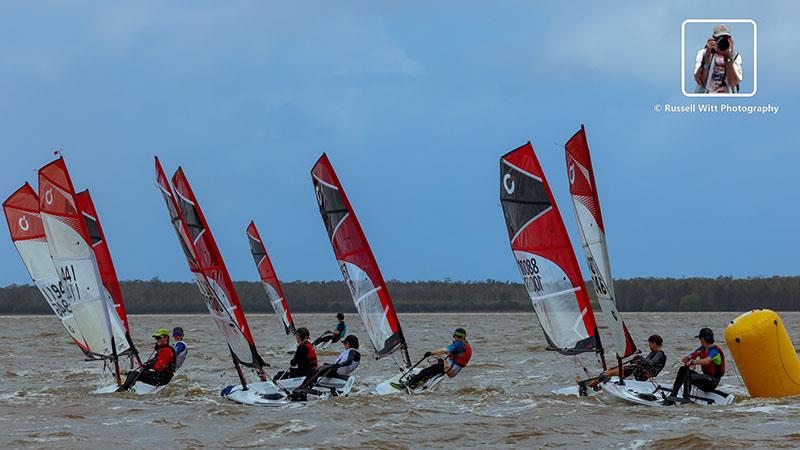 2024 AUS O'pen Skiff Championships photo copyright Russell Witt taken at Lake Cootharaba Sailing Club and featuring the O'pen Skiff class