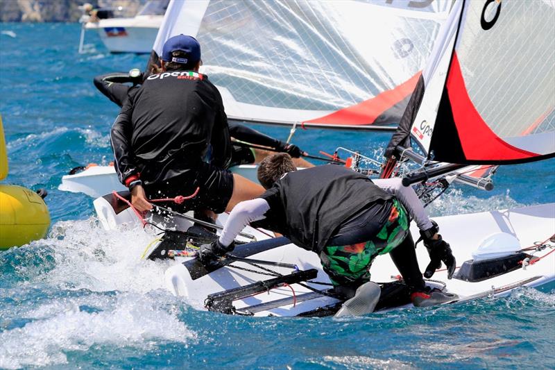 OpenSkiff Eurochallenge photo copyright Elena Giolai taken at Circolo Vela Arco and featuring the O'pen Skiff class