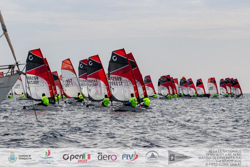 2025 National Openskiff and RS Aero Regatta - Day 2 photo copyright Elena Giolai taken at  and featuring the O'pen Skiff class