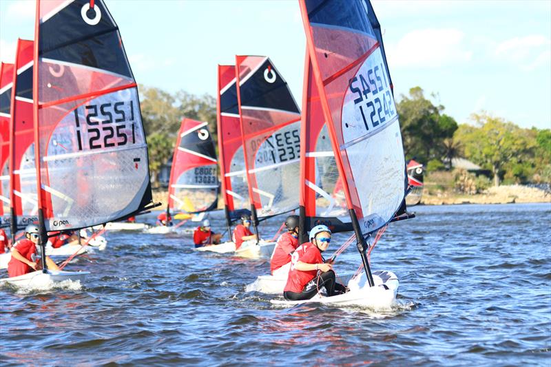 2025 O'pen Skiff North American `Un-Regatta` photo copyright Tauri Duer taken at Pensacola Yacht Club and featuring the O'pen Skiff class