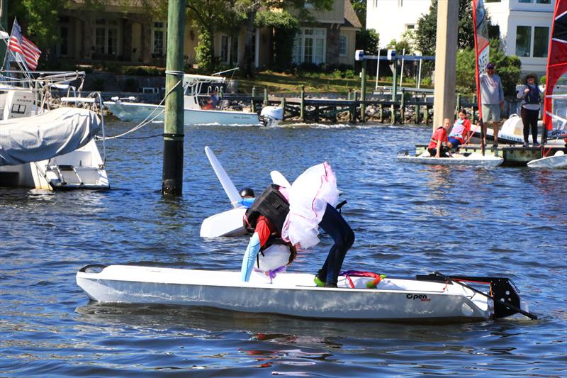2025 O'pen Skiff North American `Un-Regatta` photo copyright Tauri Duer taken at Pensacola Yacht Club and featuring the O'pen Skiff class