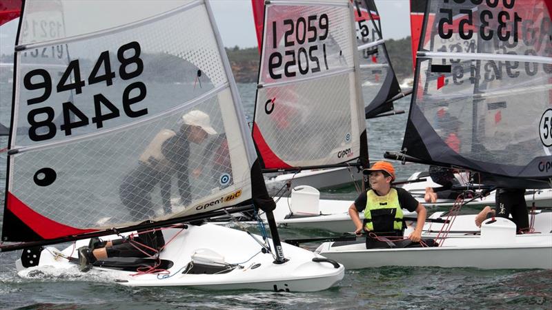The Kitchen Maker Australian O'pen Skiff Championships photo copyright Marg’s Yacht taken at Manly Yacht Club and featuring the O'pen Skiff class