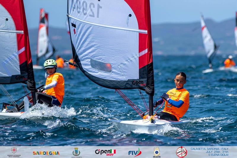 OpenSkiff World Championship 2026 in Calasetta, Italy - Day 2 photo copyright Elena Giolai taken at Lega Navale Italiana Sezione Sulcis and featuring the O'pen Skiff class