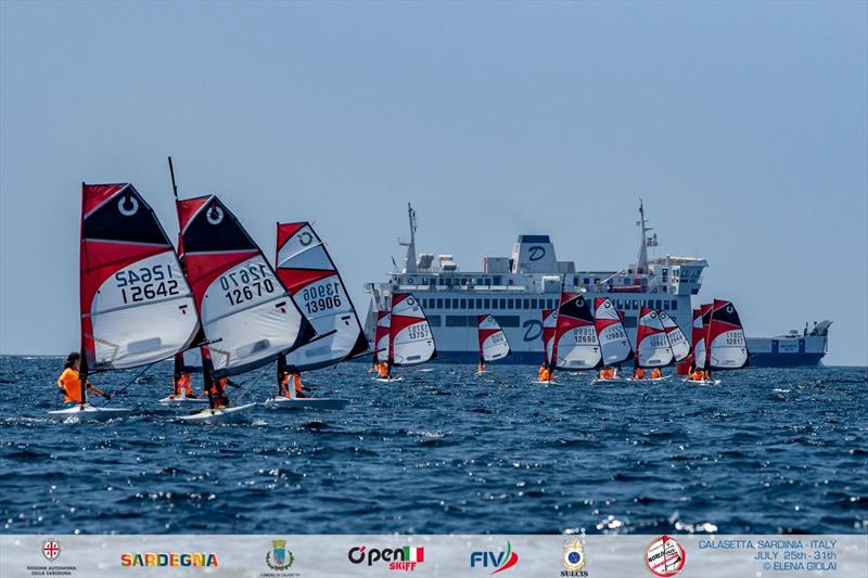 OpenSkiff World Championship 2026 in Calasetta, Italy - Day 3 photo copyright Elena Giolai taken at Lega Navale Italiana Sezione Sulcis and featuring the O'pen Skiff class
