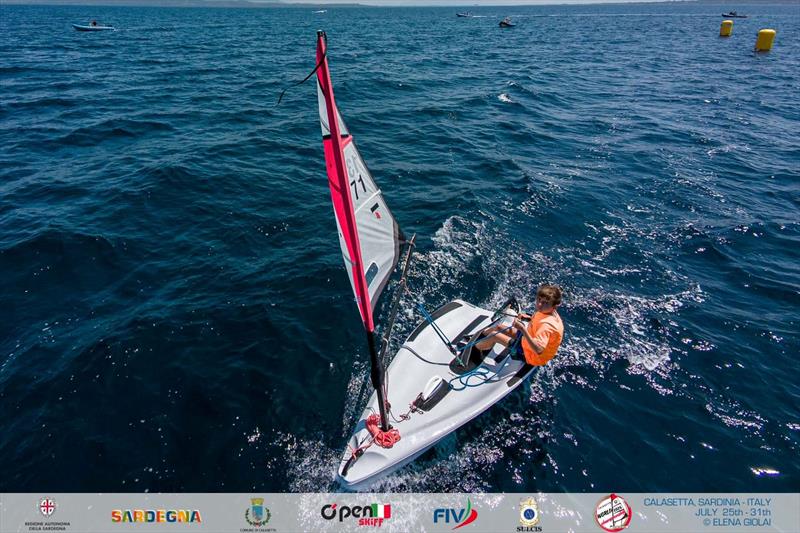 OpenSkiff World Championship 2026 in Calasetta, Italy - Day 4 photo copyright Elena Giolai taken at Lega Navale Italiana Sezione Sulcis and featuring the O'pen Skiff class