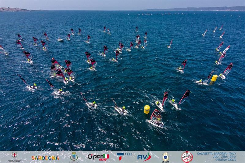 OpenSkiff World Championship 2026 in Calasetta, Italy - Day 5 photo copyright Elena Giolai taken at Lega Navale Italiana Sezione Sulcis and featuring the O'pen Skiff class