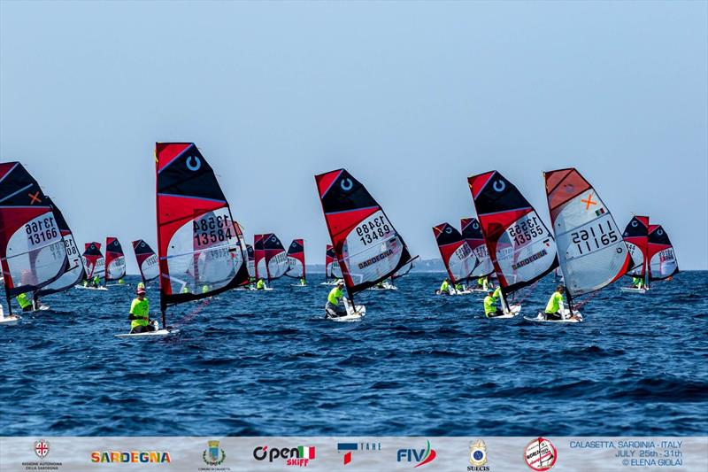 OpenSkiff World Championship 2026 in Calasetta, Italy - Day 5 photo copyright Elena Giolai taken at Lega Navale Italiana Sezione Sulcis and featuring the O'pen Skiff class